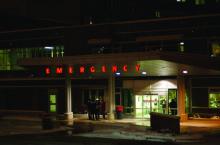 Emergency department, night